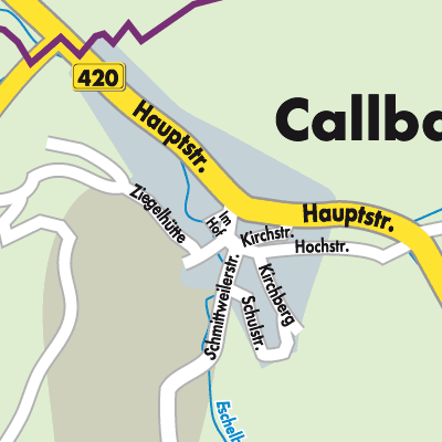 Stadtplan Callbach