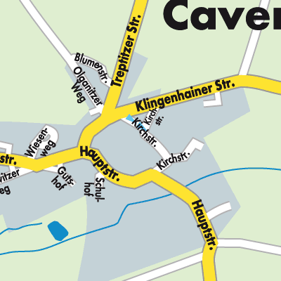 Stadtplan Cavertitz