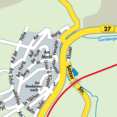 Stadtplan Cornberg