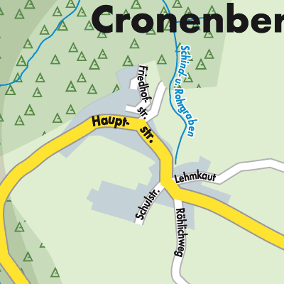 Stadtplan Cronenberg