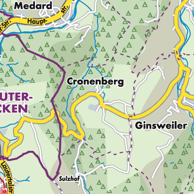 Übersichtsplan Cronenberg