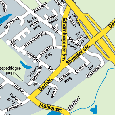 Stadtplan Dänischenhagen