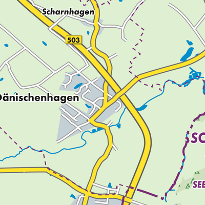 Übersichtsplan Dänischenhagen