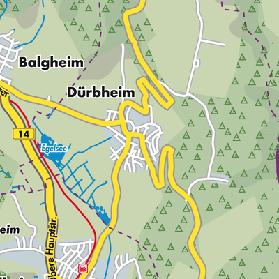 Übersichtsplan Dürbheim