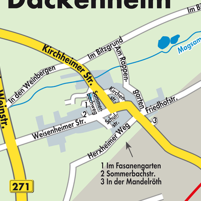 Stadtplan Dackenheim