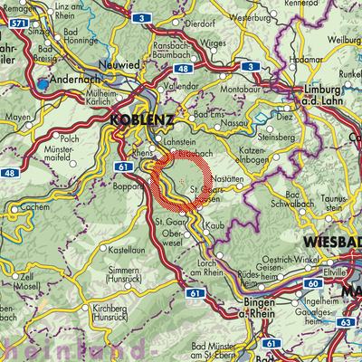 Landkarte Dahlheim