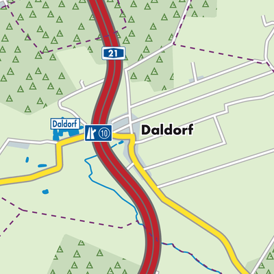 Übersichtsplan Daldorf