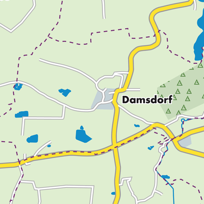 Übersichtsplan Damsdorf
