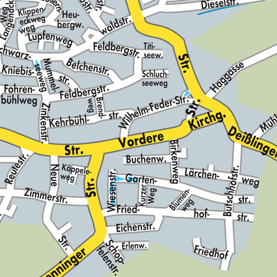 Stadtplan Dauchingen