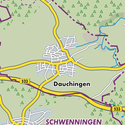 Übersichtsplan Dauchingen