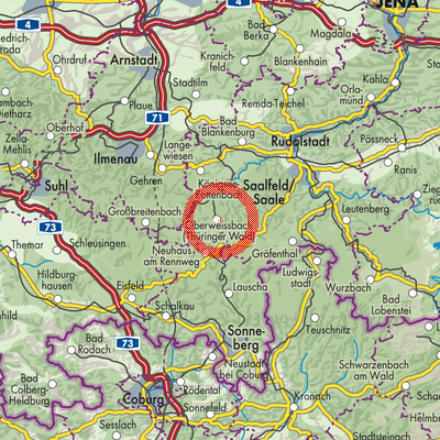 Landkarte Deesbach