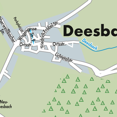 Stadtplan Deesbach