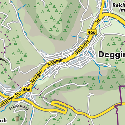 Übersichtsplan Deggingen