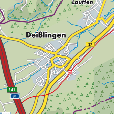 Übersichtsplan Deißlingen