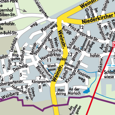 Stadtplan Deidesheim