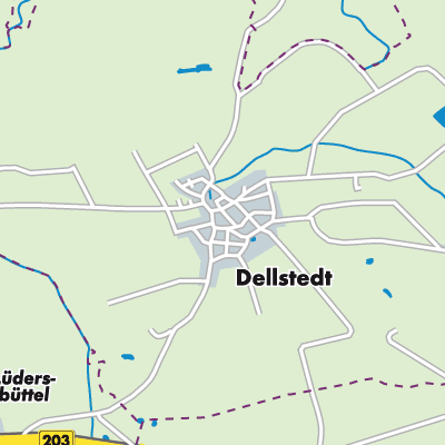 Übersichtsplan Dellstedt