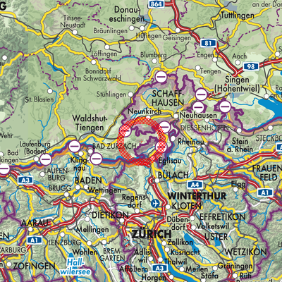 Landkarte Dettighofen