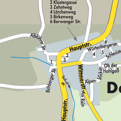 Stadtplan Dettighofen