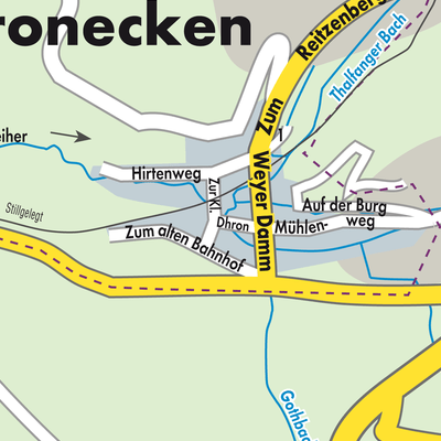 Stadtplan Dhronecken