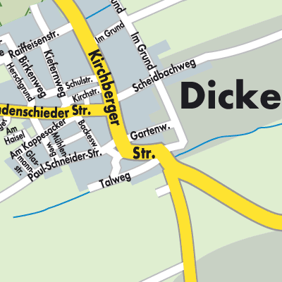 Stadtplan Dickenschied