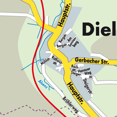 Stadtplan Dielkirchen