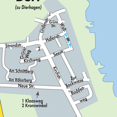 Stadtplan Dierhagen