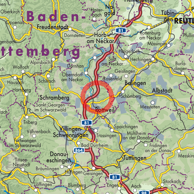 Landkarte Dietingen