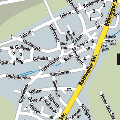 Stadtplan Dietingen