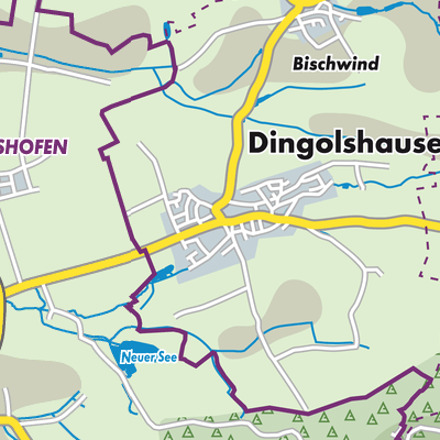 Übersichtsplan Dingolshausen