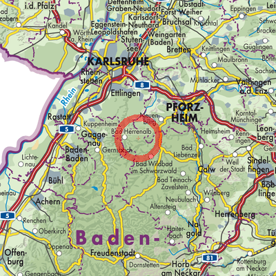 Landkarte Dobel