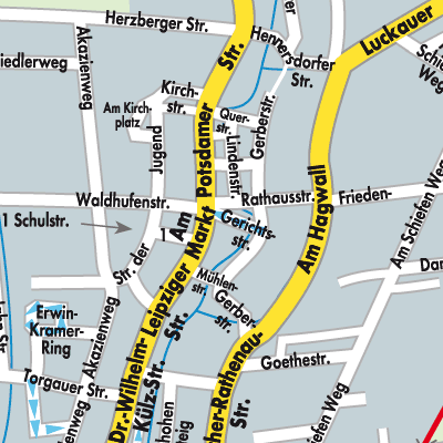 Stadtplan Doberlug-Kirchhain