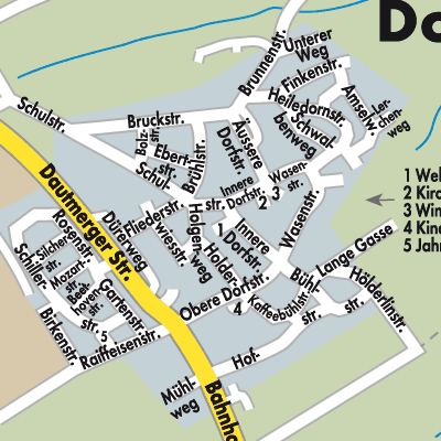 Stadtplan Dormettingen