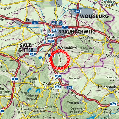 Landkarte Dorstadt