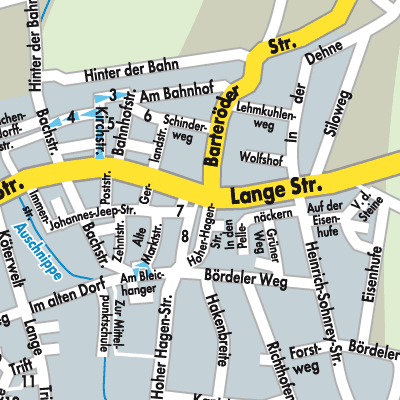 Stadtplan Dransfeld