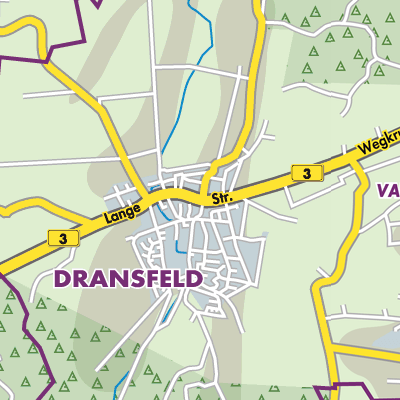 Übersichtsplan Dransfeld