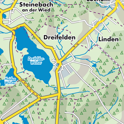 Übersichtsplan Dreifelden