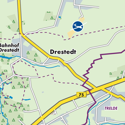 Übersichtsplan Drestedt