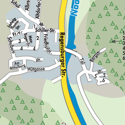 Stadtplan Duggendorf