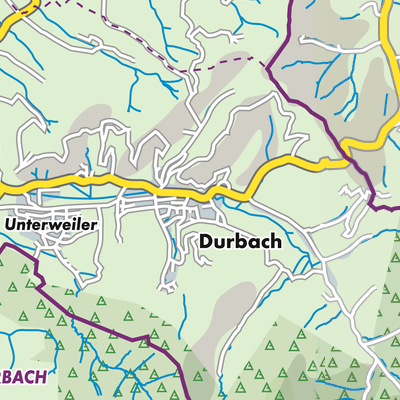 Übersichtsplan Durbach