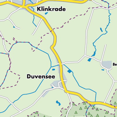 Übersichtsplan Duvensee