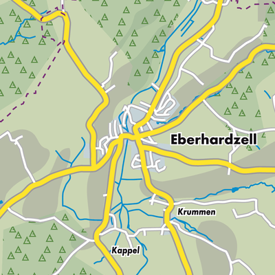 Übersichtsplan Eberhardzell