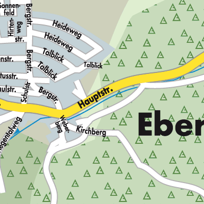 Stadtplan Ebermannsdorf