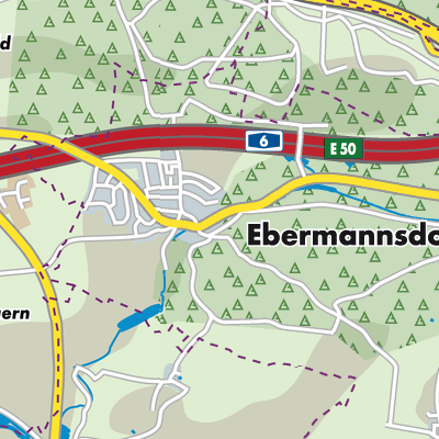 Übersichtsplan Ebermannsdorf