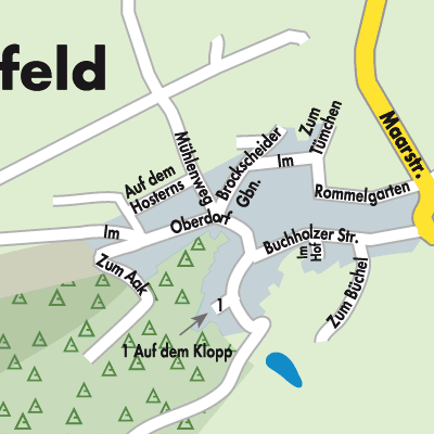 Stadtplan Eckfeld