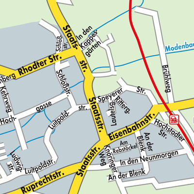 Stadtplan Edesheim