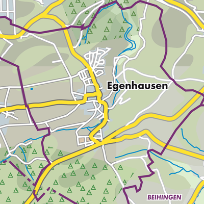 Übersichtsplan Egenhausen