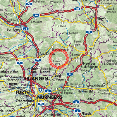 Landkarte Egloffstein