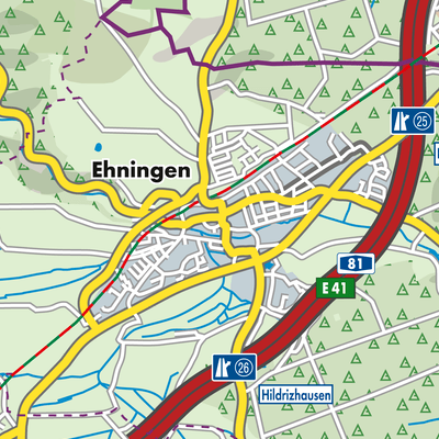 Übersichtsplan Ehningen