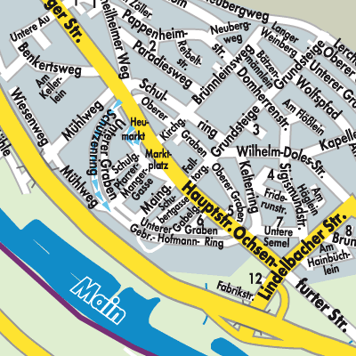 Stadtplan Eibelstadt