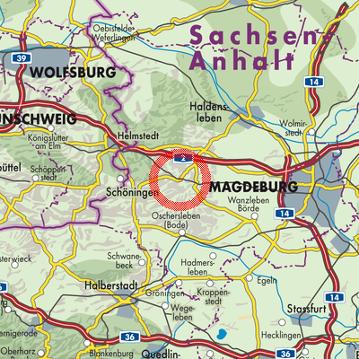 Landkarte Eilsleben